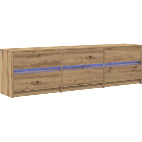 Maison Exclusive - TV-Einheiten 2 pcs Artisan-Eiche 180 x 34 x 50