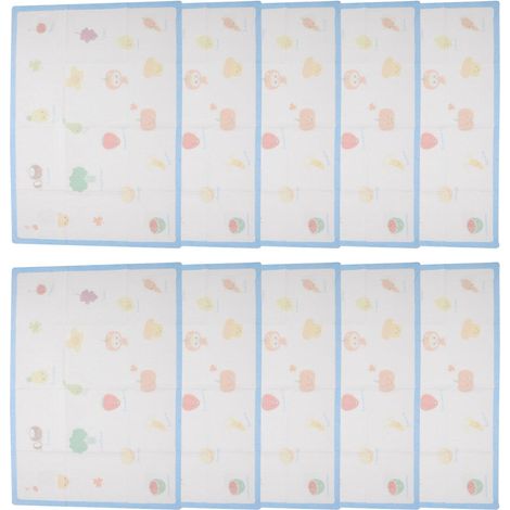 Lot de 10 sets de table jetables pour bébé, idéaux pour les voyages. (1/5)