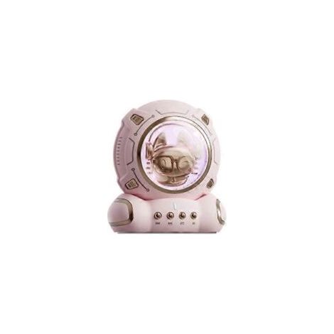 Altoparlante Bluetooth con luce notturna, portatile, con suono nitido e design decorativo, carino, rosa, per casa, camera da letto, auto o ufficio. - Crezuo