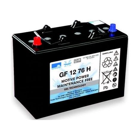 Batteria piombo Gel 12V 76Ah Semi-Traction GF12076V (1/2)
