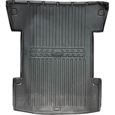 Kofferraummatte Volkswagen Caddy III, IV 2K 2003-2020 für 7-Sitzer-Version (3. Sitzreihe umgeklappt), lange Basis (1/5)