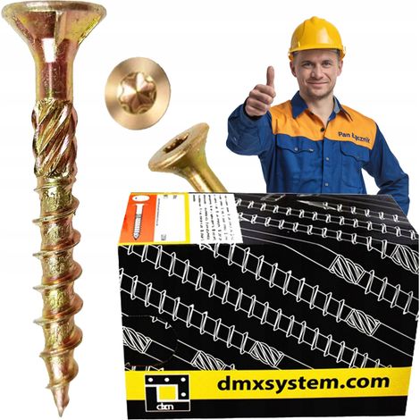 Vis à bois 5x50 - Torx - 200 pièces - Résistantes - Idéales pour vos projets de bricolage