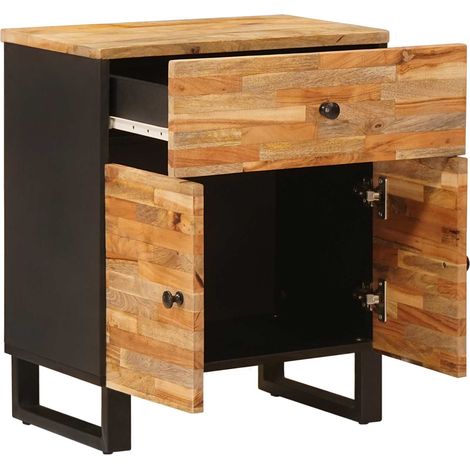 Armoire de lit Marron 50 x 33 x 60 cm Bois de mangue massif (1/5)