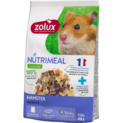 Aliment Mélange pour Hamster Nutrimeal sachet de 650 g - zolux