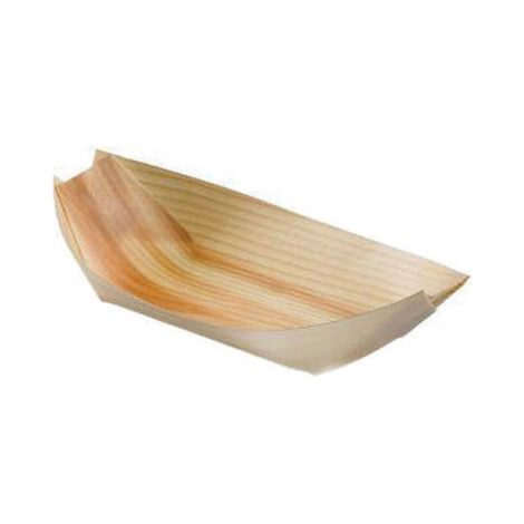 BAMBUS-BOOTEPARTYSCHALEHOLZSUSHIPARTYSNACKFINGERFOOD14CM (1/3)