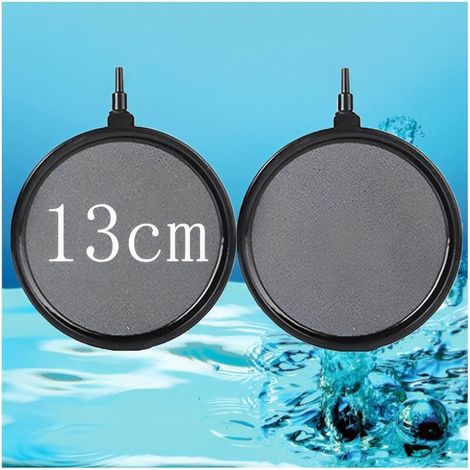 Aquarium Air Pierre Bulleur: Poisson Fish Tank d'air Bulle Bulles Bubble Bulleur Diffuseur Bassin Pompe Pump Boule Stone Pierres Decoration Accessoires 13cm 2pcs (1/5)