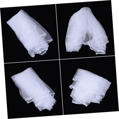 Moustiquaire LIFKOME pour berceau, cantonnière blanche, polyester (1/5)