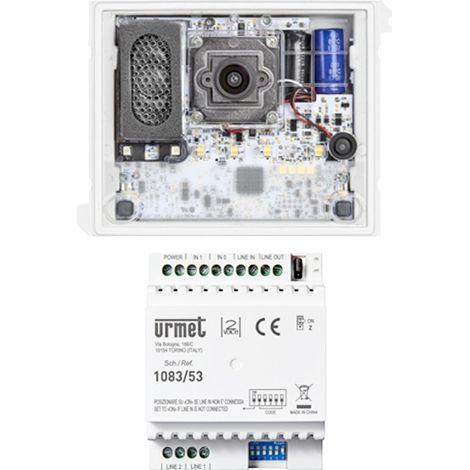 KIT COLONNA SECONDARIA VIDEO URMET ALPHA 1783/758