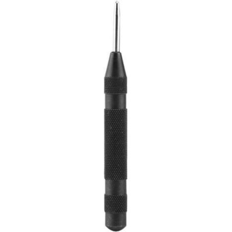 Poinçon central automatique, localisateur automatique noir, outil de marquage de bosses, outil de marquage de fenêtres, localisateur de poinçon central automatique pour trous dans le métal, le verre, (1/4)