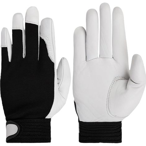 CCYKXA Gartenhandschuhe aus Leder, dornenfeste Arbeitshandschuhe für Männer und Frauen, für Gartenarbeit, Mechanikerarbeiten und Gärtnerschutz, Geschenk für Gartenliebhaber (1/5)