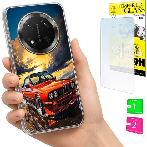 Custodia per Honor Magic7 Lite con cover fotografica e vetro temperato 9H. (1/5)
