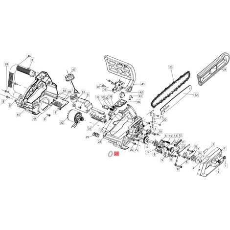Guarnizione motosega THCS22-07 ORIGINALE BLUEBIRD 3090000340000
