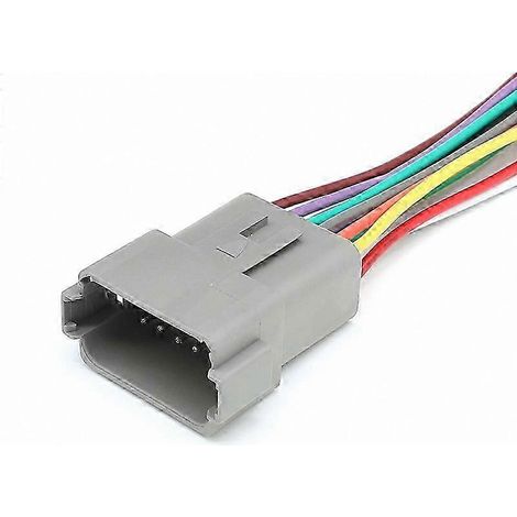 Sistema de conectores de arnés de cables impermeables de 12 pines para aplicaciones de alimentación de automóviles. (1/5)