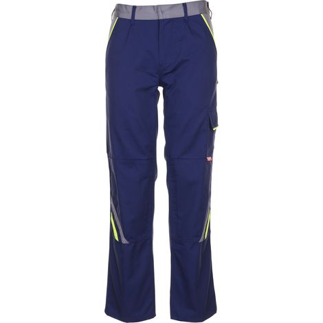 Pantalon Visline marine/jaune/zinc Taille 102 (1/4)