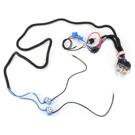 BUNTHAUS Faisceau de cblage de relais de phare H4, 4 lumières, accessoire pour augmenter la luminosité, pour voiture 12V 50w 40A (1/5)