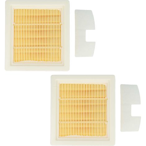 vhbw Lot de 4 filtres compatible avec Samedia VAC 100 aspirateur - filtre HEPA, préfiltre
