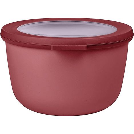 Mepal - Multi Bowl Cirqula Round - Contenitori Plastica con Coperchio - Adatto come contenitore ermetico per Frigo, microonde, Congelatore e piatti da portata - Ciotole Cucina - 1000 ml - Vivid mauve (1/4)