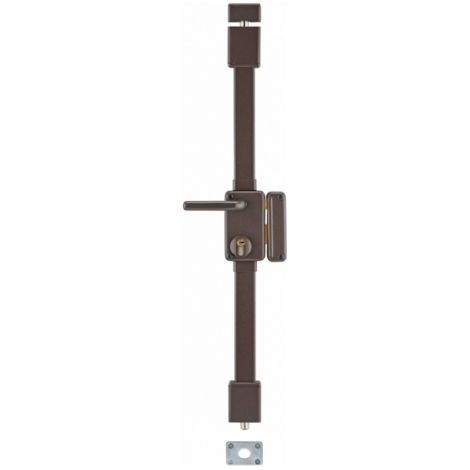 Thirard – Serrure multipoint en applique à fouillot droite 3 points – Cylindre profilé 30 x 65mm – Pour porte épaisseur 45mm – 4 clés fournies