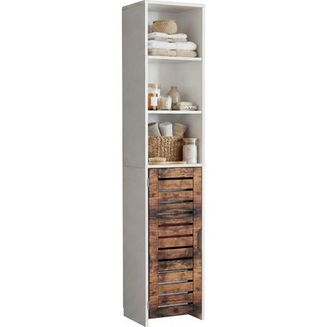 Badmöbel Badschrank Hochschrank Flonali