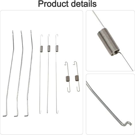(1 jeu) Kit de tringlerie de ressort de rappel d'accélérateur pour tondeuses Honda GCV160, GCV190, GSV190, HRR216 et HRX217 (1/4)