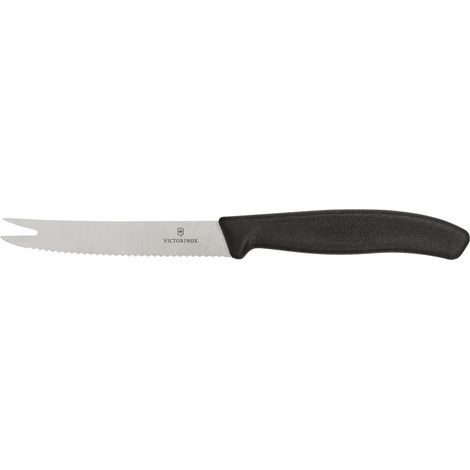 Käse- und Wurstmesser, Länge 110/219 mm – schwarz (1/2)