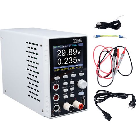 Alimentation cc Variable SPE6103, commutateur régulateur de tension de sortie monocanal 300W (1/5)