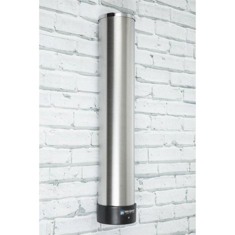 Distributeur inox mural de gobelets 180 ml à 300 ml (1/5)