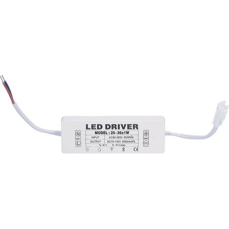 Alimentation LED compacte avec dissipation thermique efficace, facile à installer pour projets DIY et éclairage domestique. (1/5)