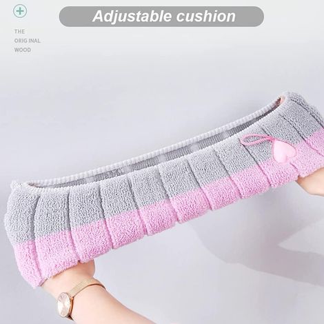 Lot de 4 coussins de siège de toilette avec poignée pour abattant de WC plus épais (1/4)