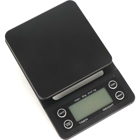 Balance De Cuisine Électronique - 3 Kg - Précision 0,1 G - Écran LCD - Pour Café Drip Et Recettes - 1 Pièce (1/5)