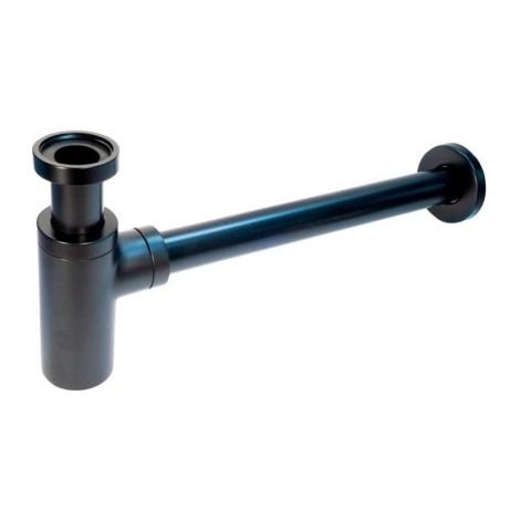 Verchromter Flaschensiphon 1 1/4 schwarz, IDROSPANIA. (1/2)