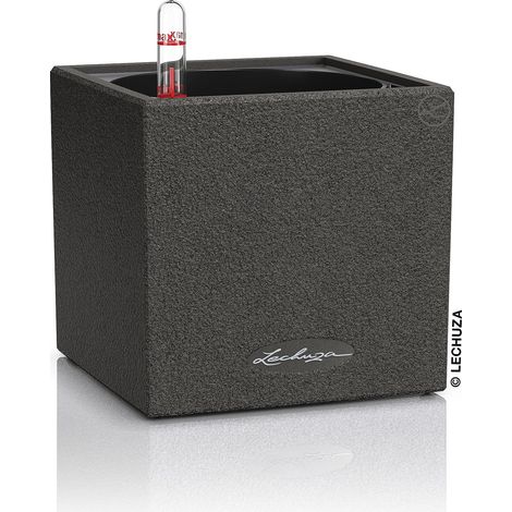 VASO CANTO STONE 14X14X14 NERO (1/5)