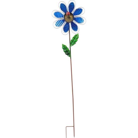 Éolienne Décorative Fer Artisanal pour Jardin Pinwheel Rotatif Décoration De Cour Et Pelouse Artisanat Extérieur Élégant (1/5)