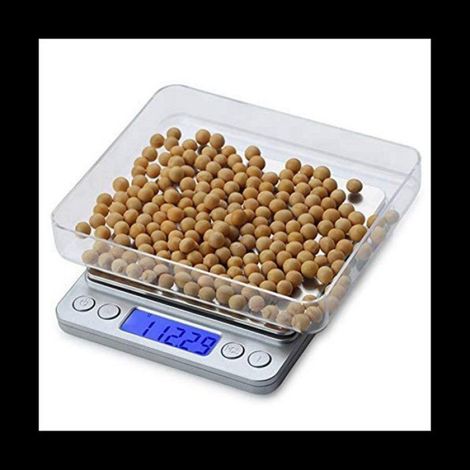 Petite Balance de Cuisine 3Kg/0.01G, Mini Balance de Cuisine Haute PréCision, Balance de Poche avec Affichage LCD (1/5)