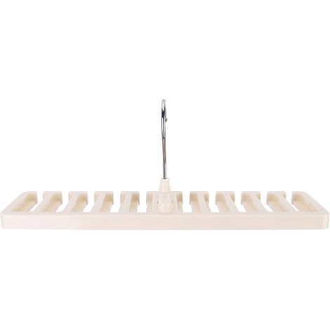 Porte-cravates rotatif, porte-ceintures, organisateur de rangement pour placard, beige (1/4)