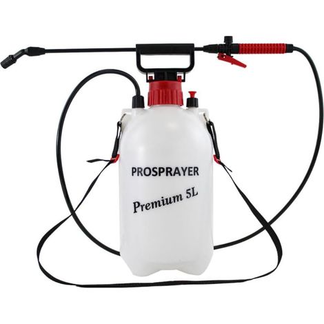 Pulvérisateur de Jardin 5L Pulvérisateur à Pression Manuel avec Lance et Sangle, Idéal pour Arrosage, Désherbage, Application d'Herbicides et Insecticides, Pulvérisateur à Main Léger Pratique (1/5)