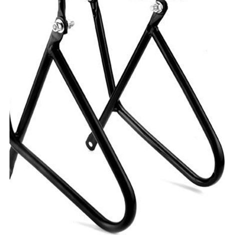 Gepäckträger aus Stahl für Fahrräder, Frontgepäckträger, Gepäckträger, Lastenträger, 25x15x15 cm, schwarz. (1/4)