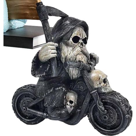 Reaper Statue - Sculpture de motocycliste pour bureau - figurines (1/5)