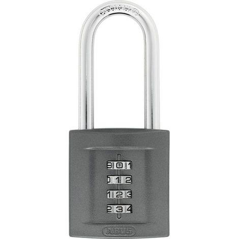 Kombinationsschlösser - ABUS - 158/50HB50 - 4 Ziffern - Hoher Bügel - Zementstahl (1/4)