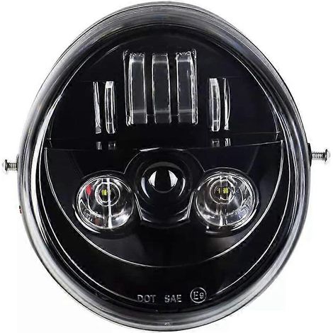LED-Scheinwerfer für V-Rod VRSC 2002–2017, Abblend-/Fernlicht, schwarz (1/5)