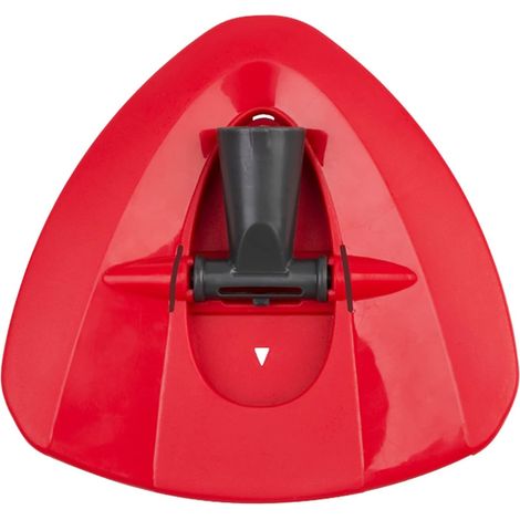 Base per mocio - Compatibile con gli accessori per mocio in plastica Vileda O-Cedar: testa triangolare rossa, coperchio del serbatoio della base.
