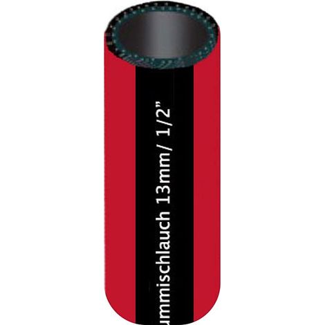 Ewuaqua Gummi-Wasserschlauch iRubber 76093 Gartenschlauch, 1/2", 25 m Schlauch, 20 bar