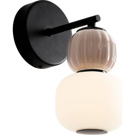 Applique parete Modern nera/marrone rigata LED 5W Maxlight (1/3)