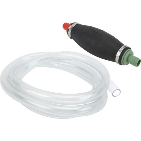 16-mm-Handsaugpumpe mit 2 m Schlauch zum Umfüllen von Benzin, Kraftstoff und Wasser für Pkw, Motorräder und Lkw Flüssigkeitsabsaugset (1/5)