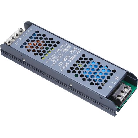 Alimentation à découpage LED, transformateur magnétique, bande longue noire, 300 W, AC175-250 V/24 V, 12,5 A (1/5)