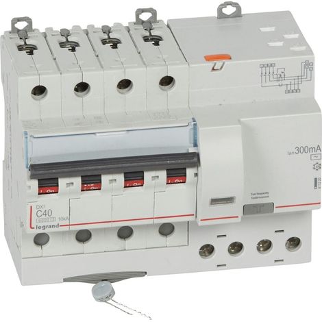 DX³ Disjoncteur différentiel 4P C40 6kA type AC 300mA TGA - LEG411220