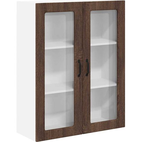 Meuble mural de cuisine,Armoire de cuisine avec porte Chêne brun 80 x 31 x 100 cm CFW98137 (1/5)