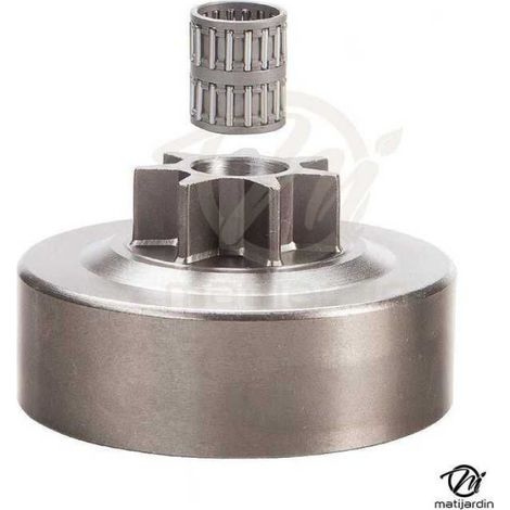 Pignon pour tronçonneuse Stihl 0,404". 7 dents. Hauteur cloche 24,4 mm (1/4)