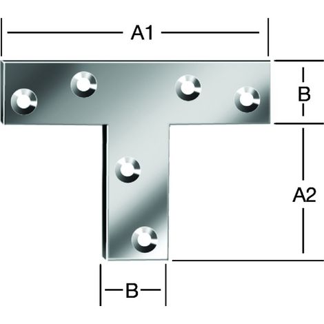 Vormann T-Flachwinkel 70x36x16 mm verzinkt (1/2)