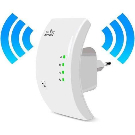 Repetidor WiFi de largo alcance de 300 Mbps con puerto Ethernet y modo de punto de acceso - Fácil configuración (1/4)